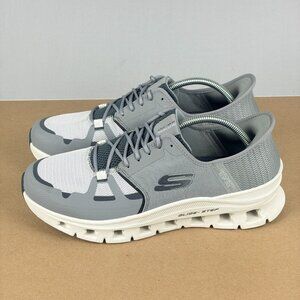Skechers Slip-Ins Glide Step Pro Athletic Shoes Mens 10 Wide Gray Low Top